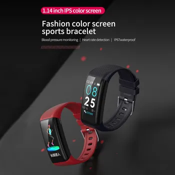 

Touch Control Color Screen Smart Wristband 1.14 Inch Bluetooth Smart Watch Multi-function Sports Smart Wristband
