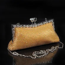 Ethnische Perlen Abendtasche Tageskupplungen Braut Hochzeit Vintage Cheongsam Tasche Bankett Handtasche Handtaschen SMYCYX-E0041