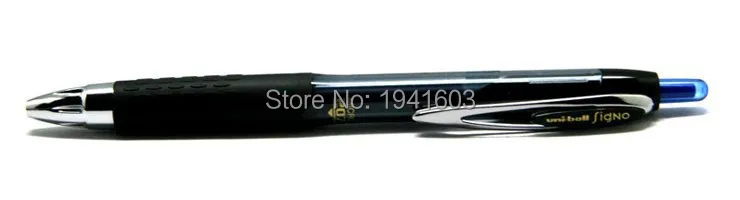 12 шт./партия одношариковая ручка Signo UMN-207 Выдвижная гелевая ручка 0,5 мм stylo