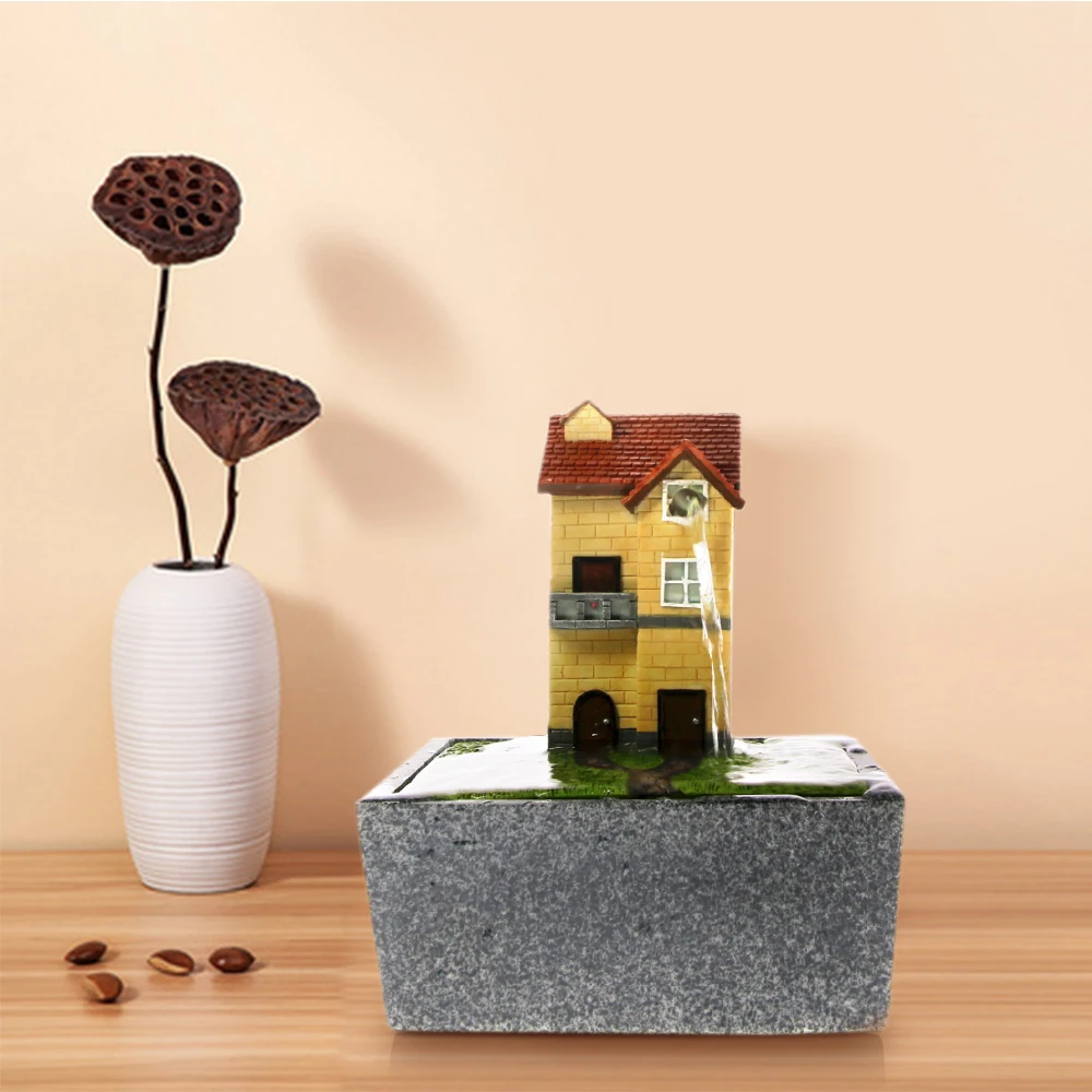 Pastorale House Настольный фонтан Декоративная скульптура сельский дом сад