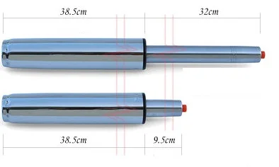 4-го поколения стул газовый Лифт Замена цилиндра пневматический шок подъемный ход части офисного стула черный серебристый - Цвет: No.330 Silver