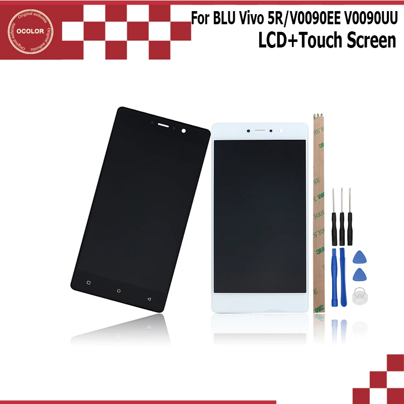 

ocolor For BLU Vivo 5R V0090EE V0090UU LCD Display and Touch Screen 5.5 Inch For BLU Vivo 5R V0090EE V0090UU +Tools And Adhesive