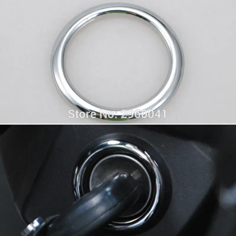 

1pcs Silver Ignition Switch Key Hole Decoration Sticker Guard Trim Cover For Jeep Wrangler Patriot Compass 2011-2016 Car Styling