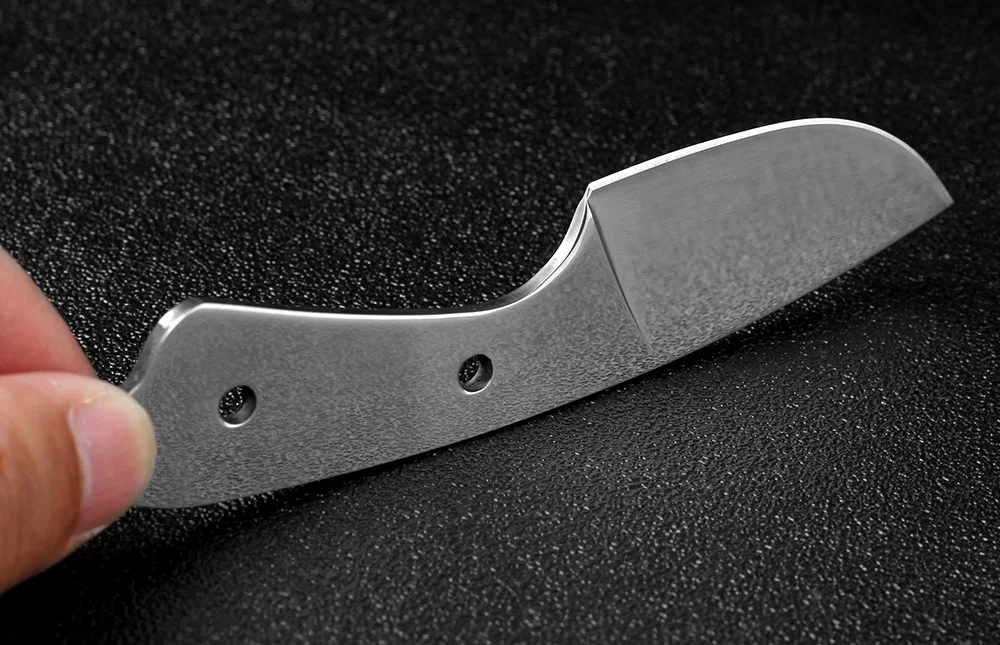 KKWOLF DIY прямой нож заготовки открытый фиксированным лезвием охотничий нож пустой 440C из нержавеющей стали ручной работы материал лезвия EDC инструменты