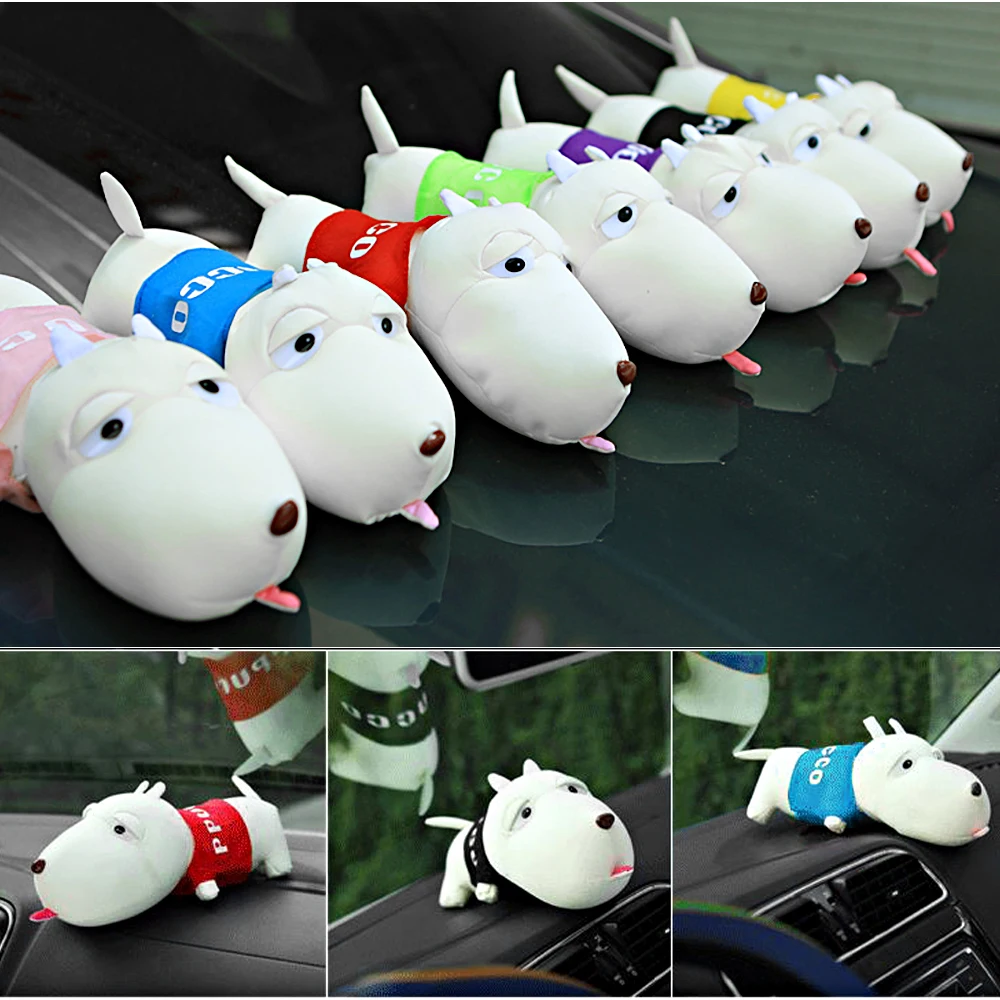 

Hot style narrow dogs cartoon dog bamboo charcoal package car furnishing articles mouth Car decoration pillow of kids toy