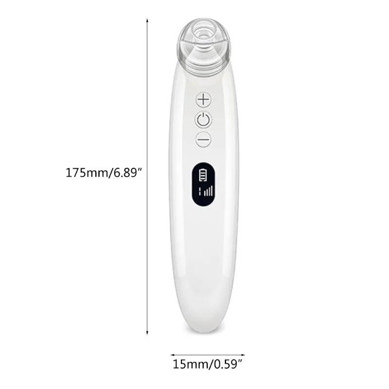 

Electric Face Facial Pore Acne Sucker Cleanser Blackhead Remover USB Rechargeable with 4pcs Working Heads
