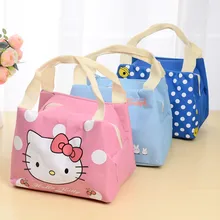 

Cartoon Lunch Bag Reusable Picnic Food Bags for Women Girl Lady Thicken Cold Insulation Thermo Bag D4