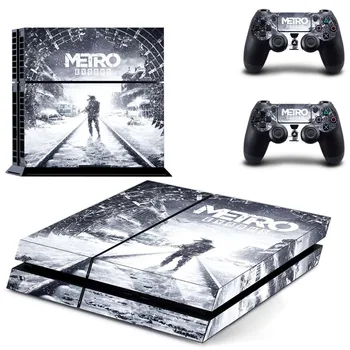 

Game Metro Exodus PS4 Skin Sticker Decal For Sony PlayStation 4 Console and 2 Controllers PS4 Skin Sticker Vinyl