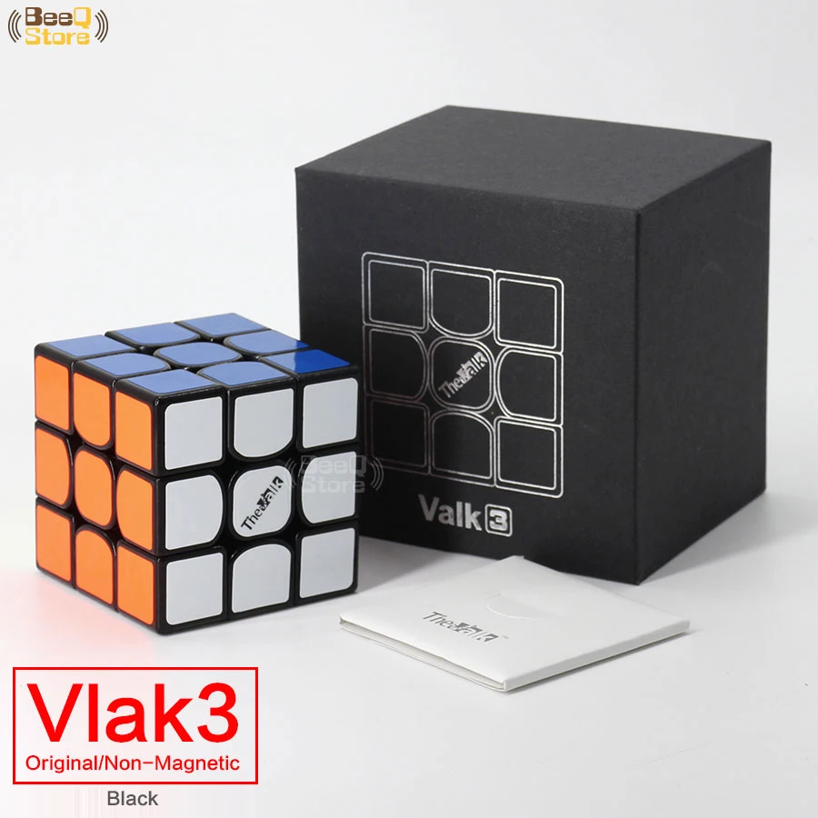 Qiyi mofangge Valk3 power M магический куб скорость 3x3x3 Магнитный куб 3x3 magico Cubo черный Stickerless игра головоломка игрушки с магнитами - Цвет: Valk3-Black