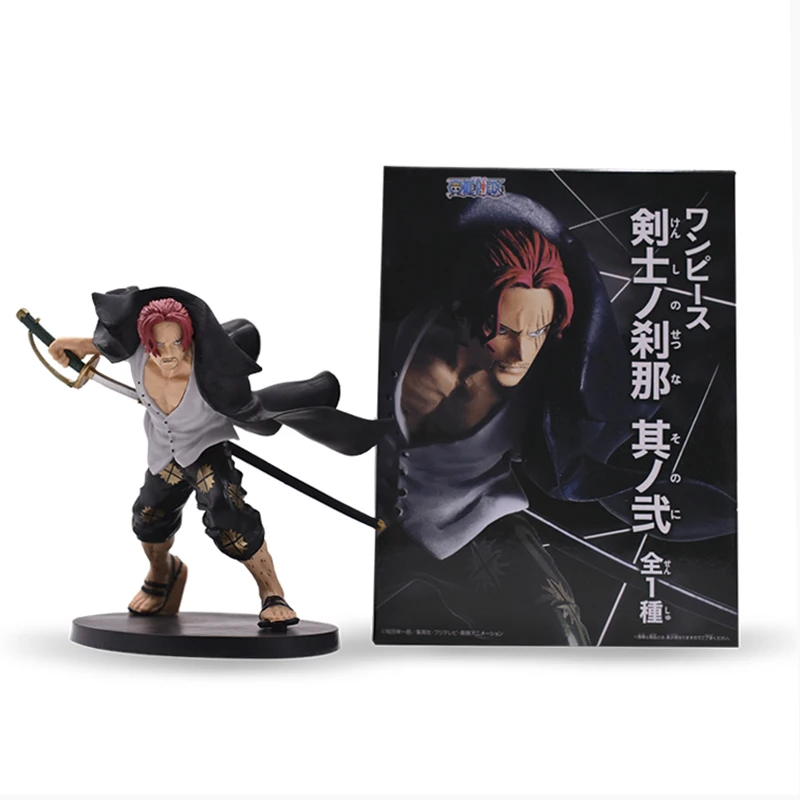 

Japan Anime one piece Akakami no shankusu Figure Toy 6" PVC Actions Figure Doll Model Collection for Christmas Gift