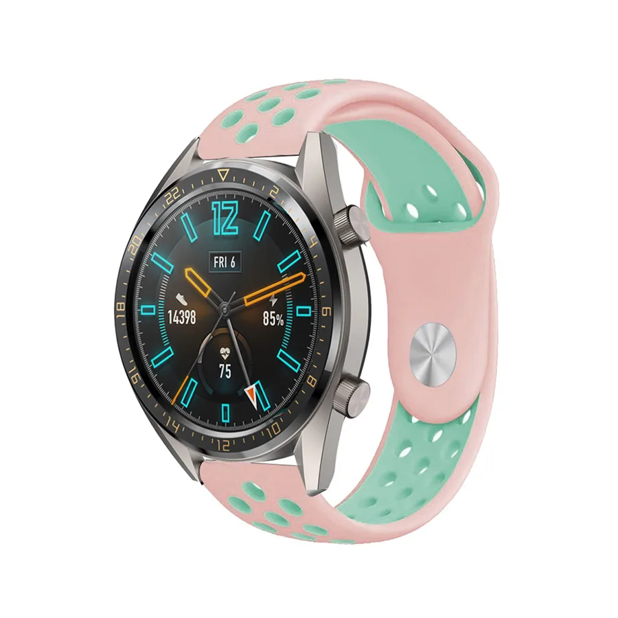 Силиконовый ремешок для часов HUAWEI WATCH GT 46 мм 2 GT2 умных мягкий резиновый браслета 22