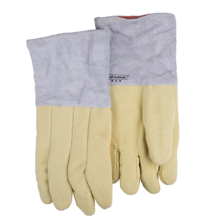 

538 Centigrade High temperature heat resistant work gloves firebreak welding work glove