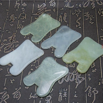 

3PCS Modern Natural Jade Stone Guasha Gua Sha Board Square Shape Massage Hand Massager Relaxation Health Care Beauty Tool