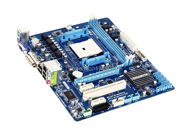 Оригинальная Материнская плата gigabyte GA-A55M-S2V с разъемом FM1 DDR3 32 ГБ