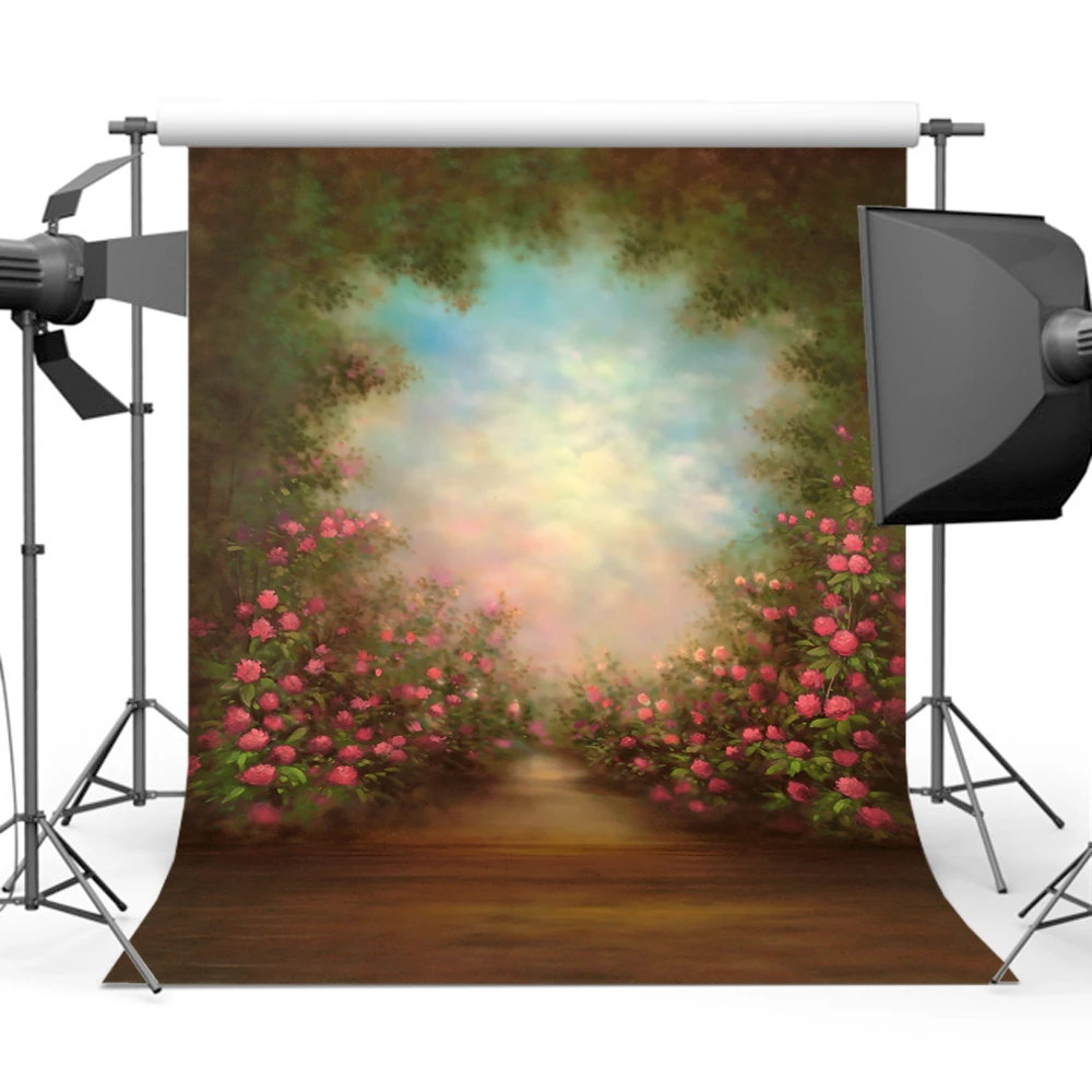 Floral Old Master Photography Backgrounds Green Tree Photo Studio Background  for Photographic CM 0554|photo studio background|background  greenphotography background - AliExpress