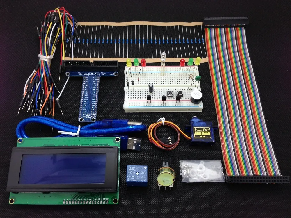

[Sintron] New 40 Pin GPIO Breakout DIY Kit Project Prototyping Board for Raspberry Pi 2 Model B & B+,LCD 2004 Free Shipping