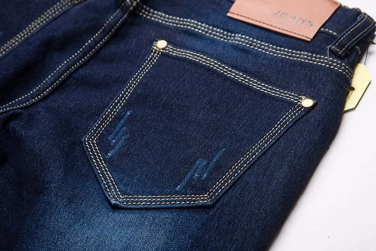 2016 Beswlz Новое поступление Для мужчин джинсы брюки Повседневное модные классические джинсы Для мужчин тонкий мужской джинсы CHOLYL cholyl