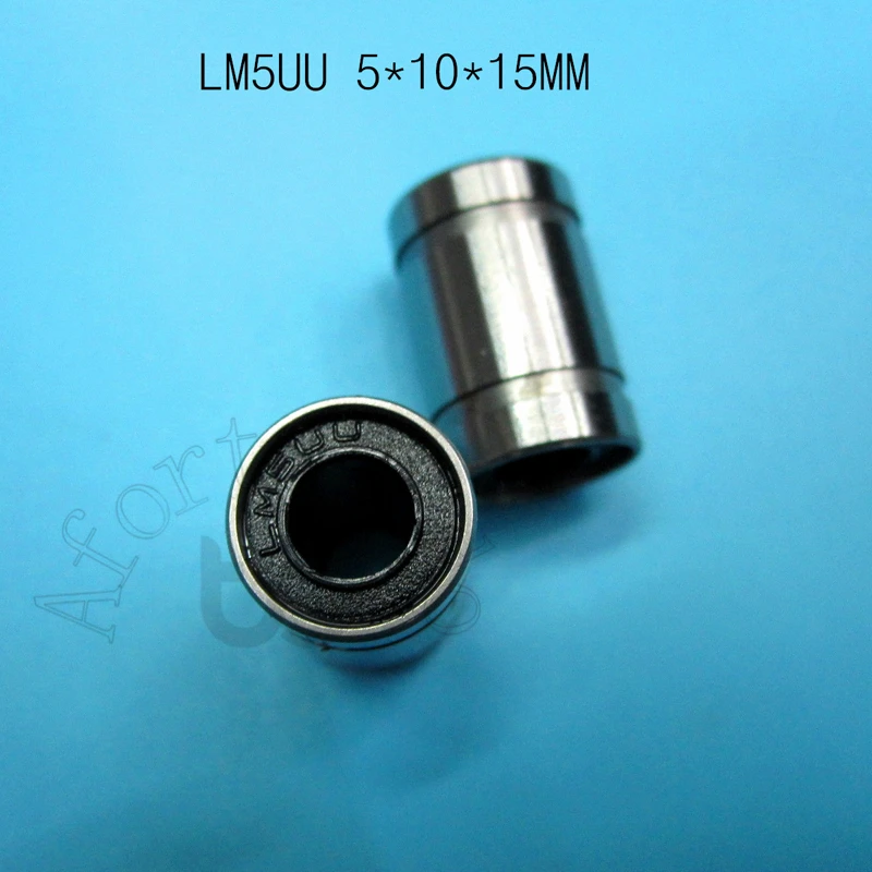 LM5UU 5x10x15 mm bearing 10pcs/lot LM5UU 5mm 5mm Linear Ball Bearing