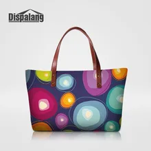 Dispalang большая сумка с ручкой сверху женские вечерние сумки с геометрическим принтом женские сумки через плечо Повседневная летняя пляжная сумка