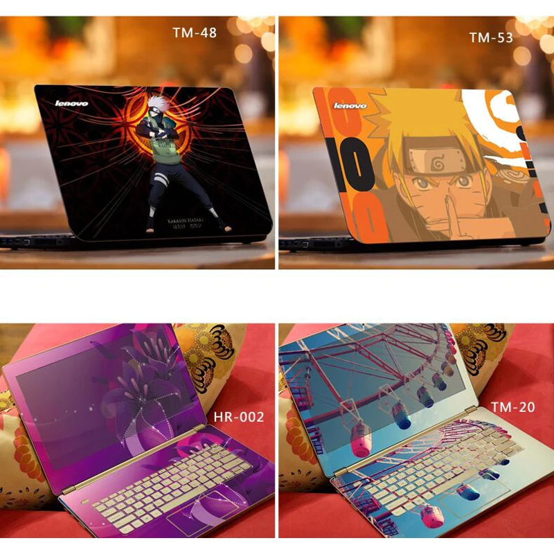 2017 Burst Sells Laptop Sticker Waterproof PVC Skins Protective ABC Sides+Keys+Key Interstice Stickers For lenovo G410 Case