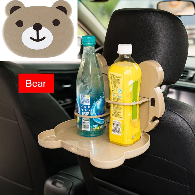 

New Foldable Cup Holder Auto Car Back Seat Table Drink Food Cup Tray Holder Stand Shelves Meal Desk CSL2018