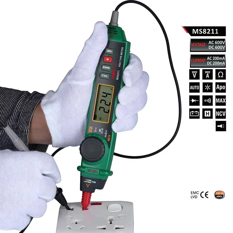 

Pen Designed Digital Smart Multimeters Voltmet Electric Voltage Tester