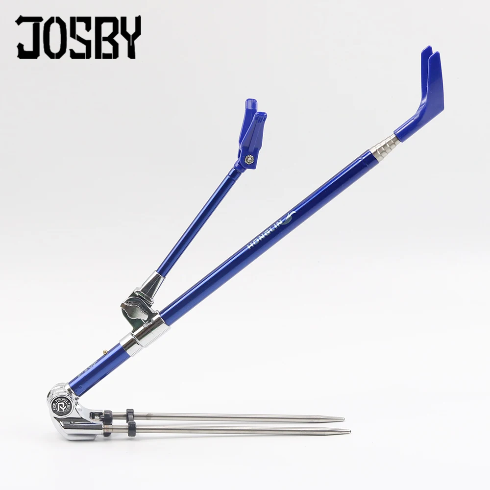 JOSBY 1.7M 2.1M  2.3M fishing rod bracket portable retractable folding 5color stainless steel fishing Rod Holder Telescoping