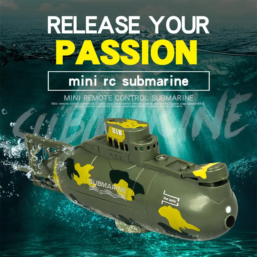 

2019 NEWEST Mini RC Submarine Speed Boat Remote Control Drone Pigboat Simulation Model Gift Toy Kids Children/s Day Gift