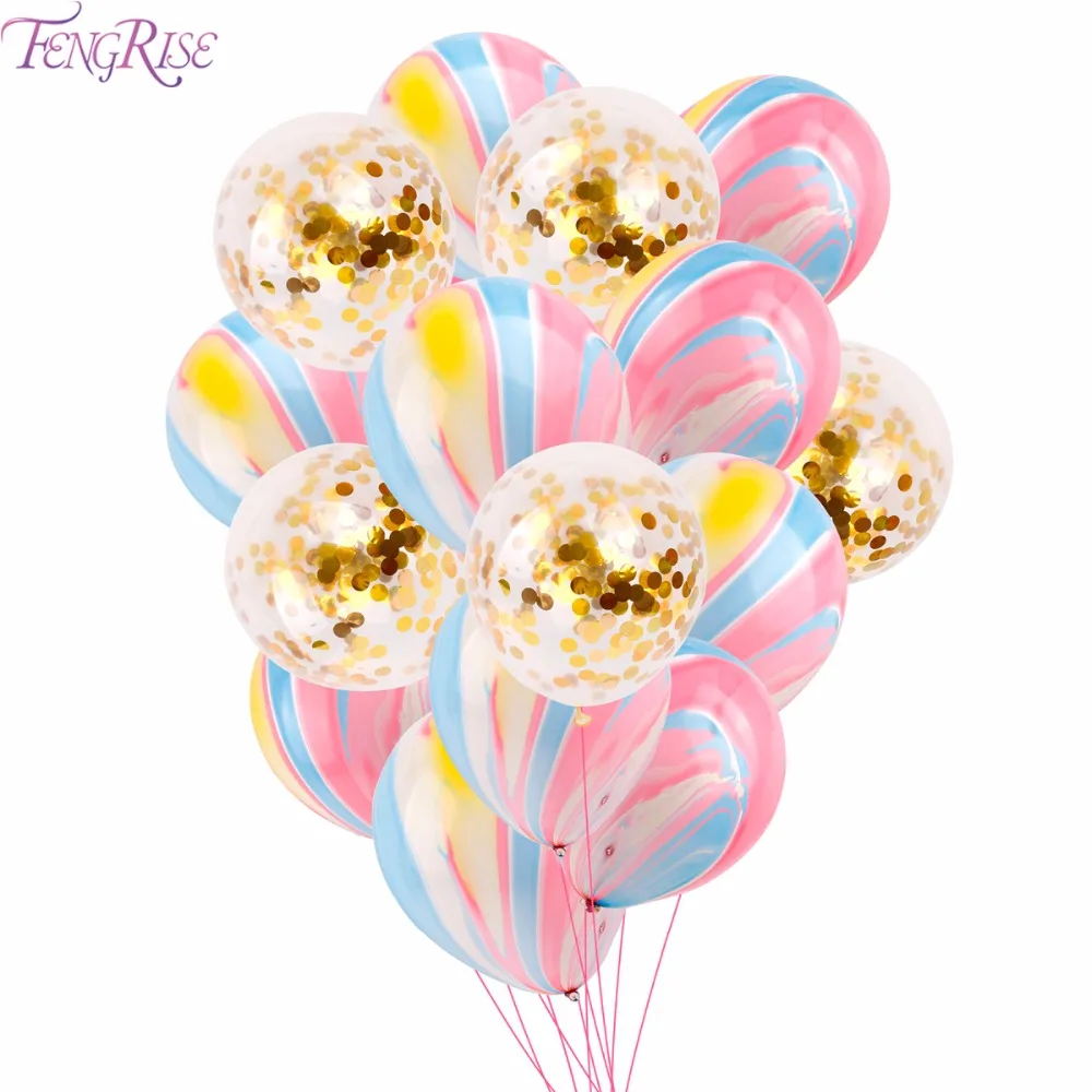 

FENGRISE 12Inch Gold Confetti Balloons Latex Baby Shower Onyx Ballons Kids Favor Happy Birthday Balloon Wedding Party Decoration