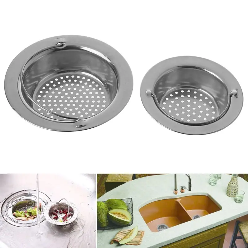1Pc Hand Held Sink Strainer Garbage Catcher Cover Stainless Steel Filter Net For Kitchen Bathroom huismerk kopen in de aanbieding 1Pc Hand Held Sink Strainer Garbage Catcher Cover Stainless Steel Filter Net For Kitchen Bathroom huismerk kopen in de aanbieding