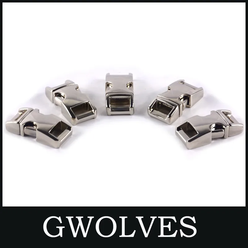 

Metal quick release buckle dog collar clips paracord bracelet buckle