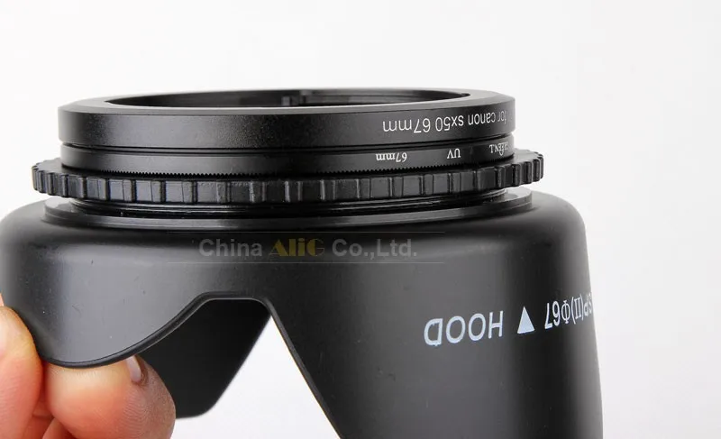 Металлический адаптер для объектива камеры кольцо Canon PowerShot SX520 SX50 SX60 SX70 HS фильтр 67