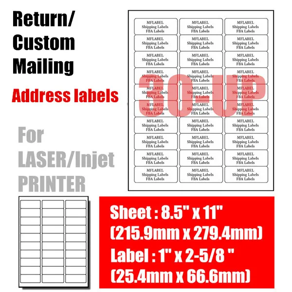 Personalized Return/Mailing Address labels 1