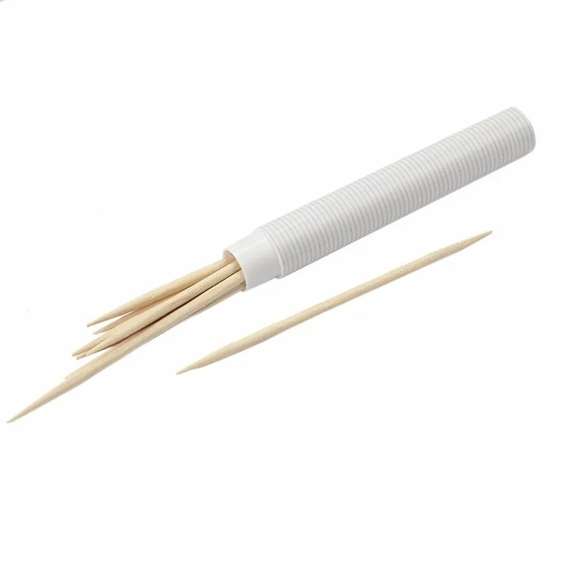 2 pcs Portable Toothpick Container Holder Storage Box Cigarette Shaped Secret Stash Diversion Box Toothpick Container Case  (5)