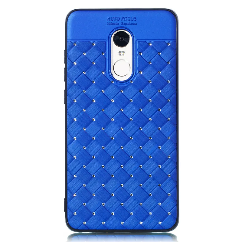Blue Блестящий чехол KaiNuEn, чехол для Xiaomi Redmi Note 4 4x x Note4 xiomi Pro, роскошный силиконовый 3d чехол для телефона - Цвет: Blue