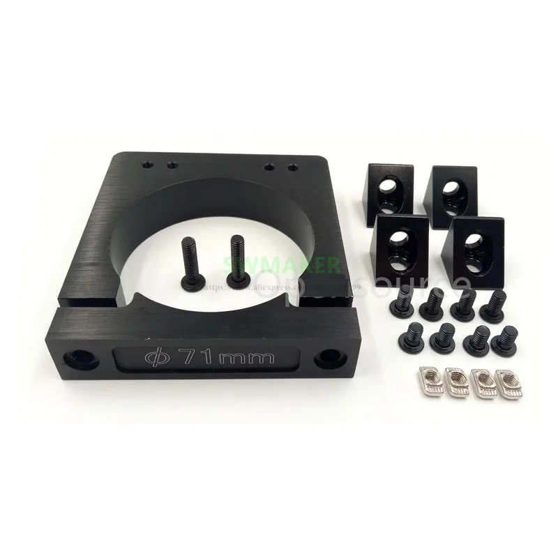 Openbuilds Router Spindle Mount Kit 52 mm 65 mm 71 mm 80 mm de Diâmetro Makita rt 0700c Cnc C-beam Machine Faça Você Mesmo Parts - Imagem 6