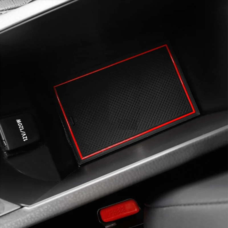 

Xburstcar Car Door Groove Mats Gate Slot Pad Non-slip Door Groove Mat Car stylingfor Toyota CHR C-HR2016- 2018 Car accessories