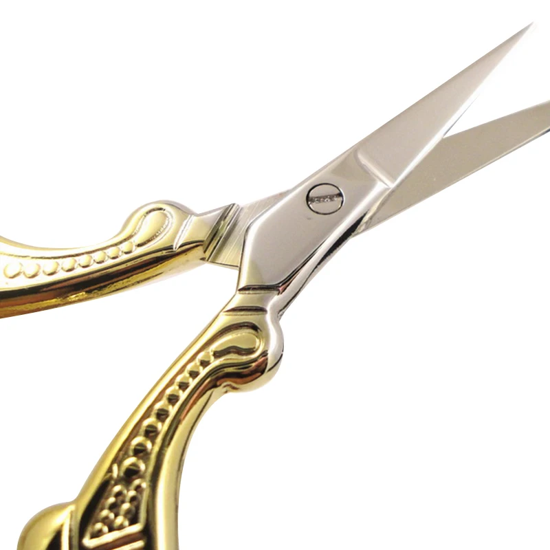 Ножницы в виде феникса из нержавеющей стали для вышивания, заостренные Круглые ретро ножницы для вышивания крестиком, нитки, швейные режущие инструменты