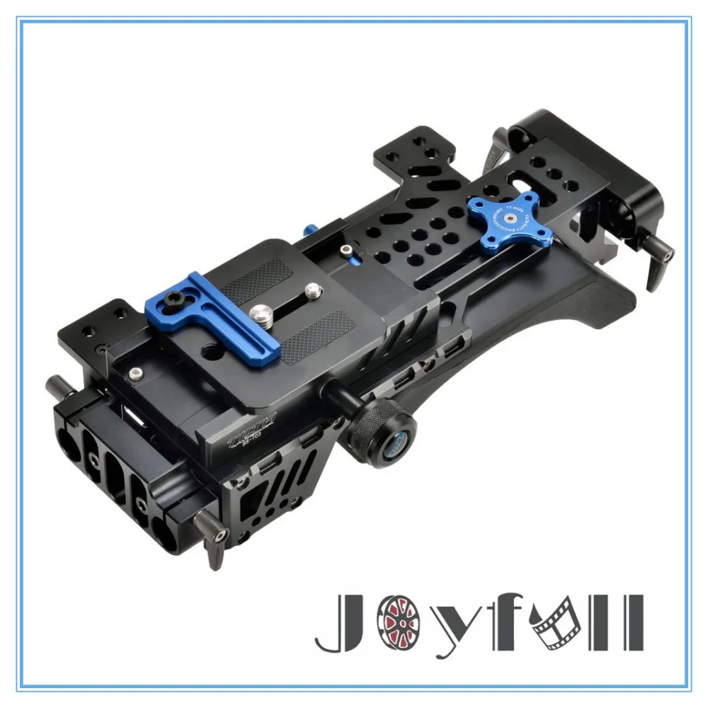 

TILTA BS-T03 DSLR Quick release Baseplate Shoulder pad for 15mm rod DSLR rig kit Free shipping