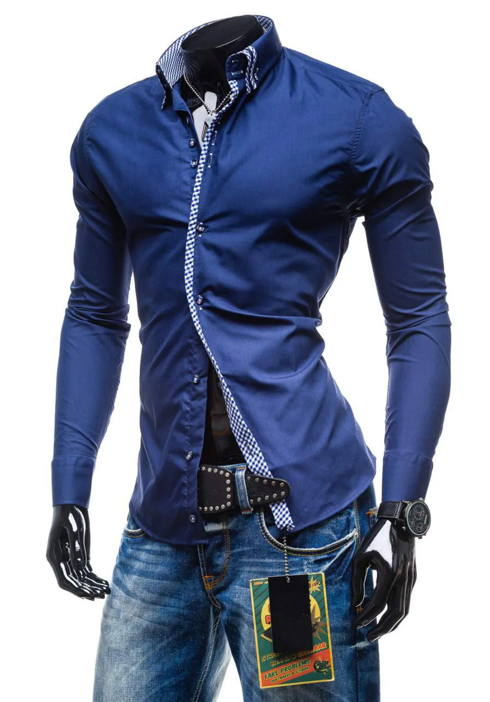 Men Shirt Brand 2018 Male Long Sleeve Buttons Shirt Casual Solid Color