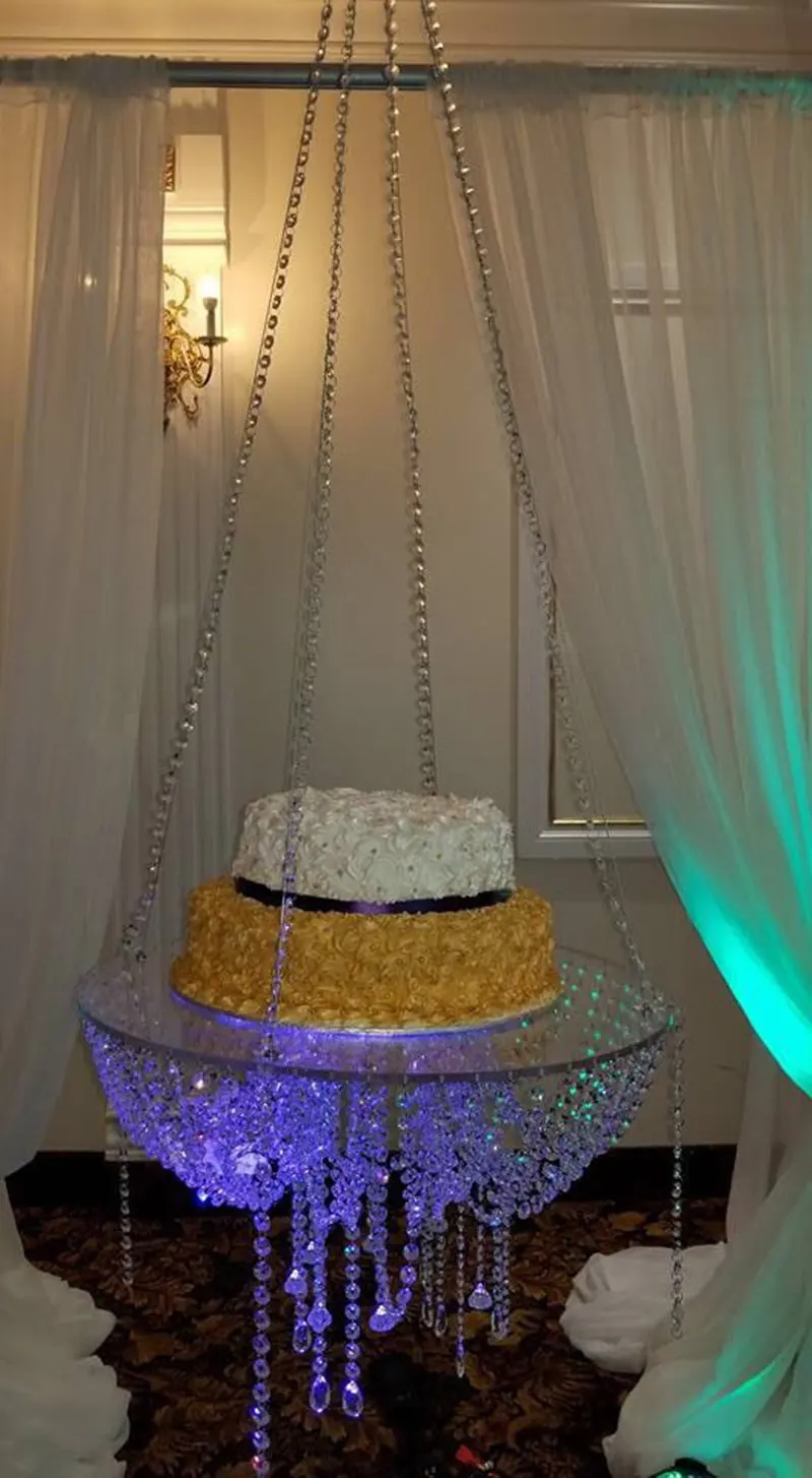Wedding Cake Stand Transparent Crystal Beads Acrylic Main