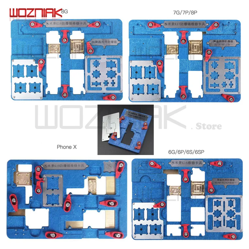 

Newest Circuit Board PCB Holder Jig Fixture Work Station for iPhone X 8 8P 7P 7 6sp Motherboard A11 A10 A9 CPU Chip Repair Tools