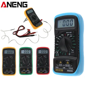 

ANENG AN8205C Thermometry Digital Multimeter Voltmeter Ammeter AC DC OHM Volt Tester Test Temperature Gauge Tool