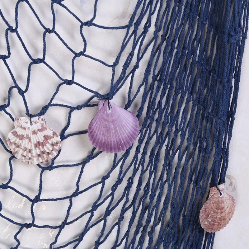 Fishing Net For Home Decor Interesting Wall Hangings The Mediterranean Sea style Party Door Stickers With Shell Decoration