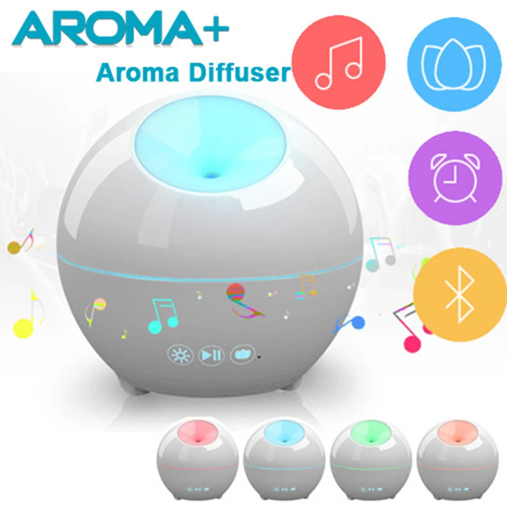 2017 Newest Smart Aroma Air Humidifier With Music Speaker and LED Light