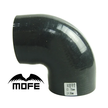 

5pcs Black 76mm 90 Degree Elbow Reducer Silicone Hose Pipe Turbo Intake