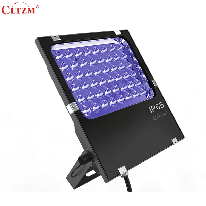 Waterproof 50W 85 265V High Power UV LED Flood Light UV glue optical