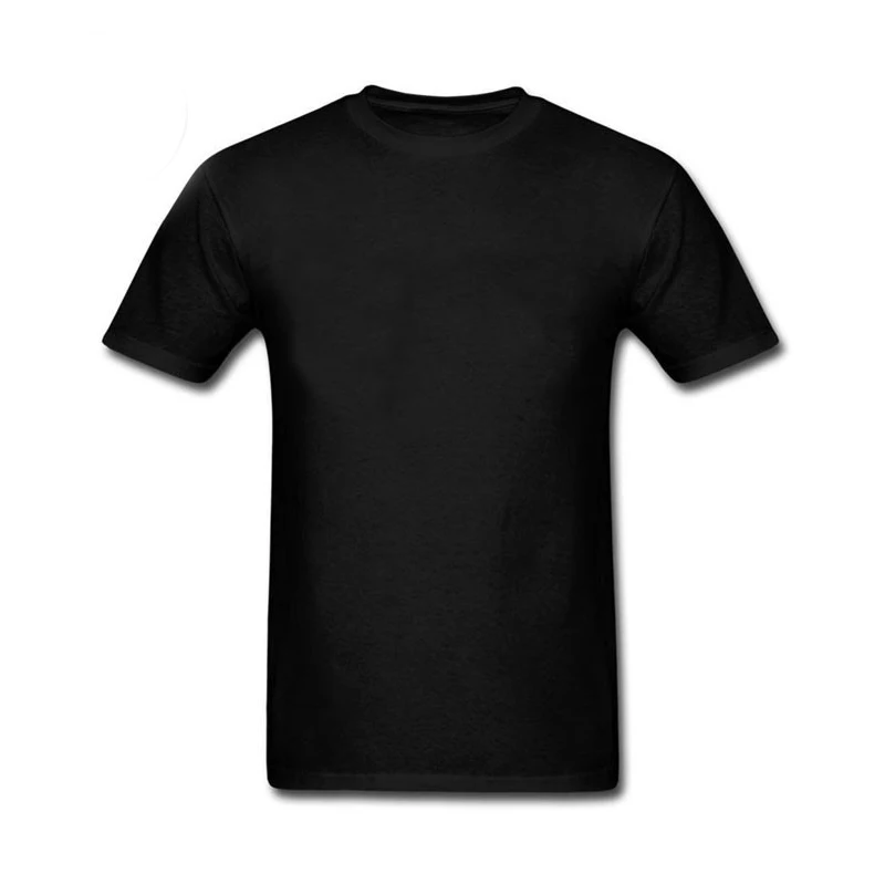 Summer T Shirt Men New Cotton Top Tee Short Sleeve T-shirts Men Clothes Solid Color Brand Male Funny Tshirt