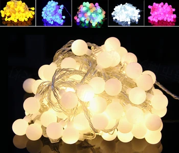 

60M 600 LEDs 110V 220V waterproof IP65 Outdoor Multicolor LED String Lights Christmas Lights Holiday Wedding Party Decotation