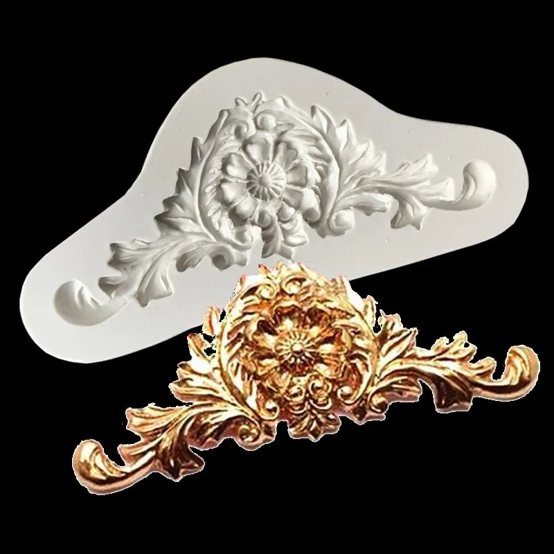 

Nonstick Flower Fringe Silicone Cake Fondant Mold DIY Cake Baking Decorating Tools Bakeware Wedding Decor Vintage European Style